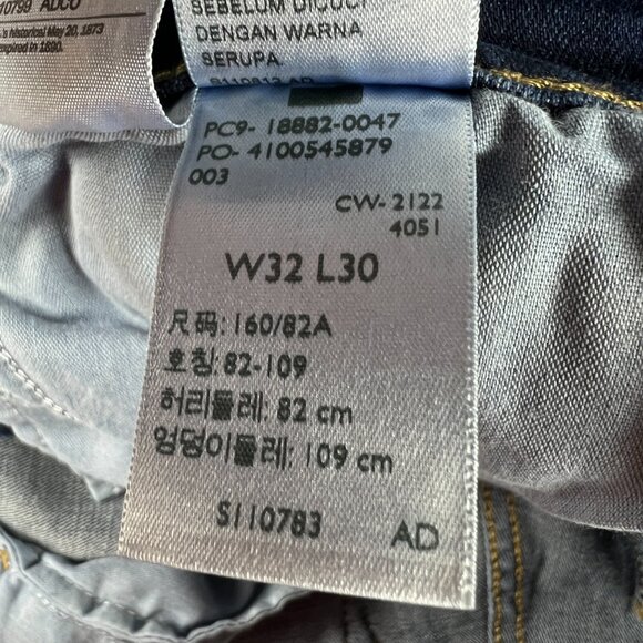 Levi's Jeans Women's 32 721 High Rise Skinny Fit Dark Blue Faded Stretch Denim - Picture 8 of 16